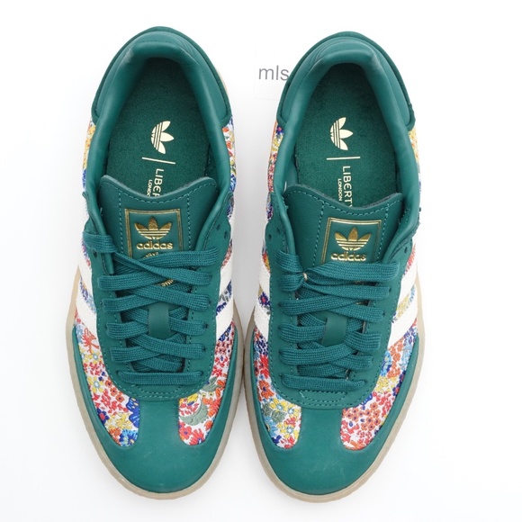 NEW Women's adidas Originals Sambae Liberty London Platform Sneakers JH7289 - Picture 3 of 16